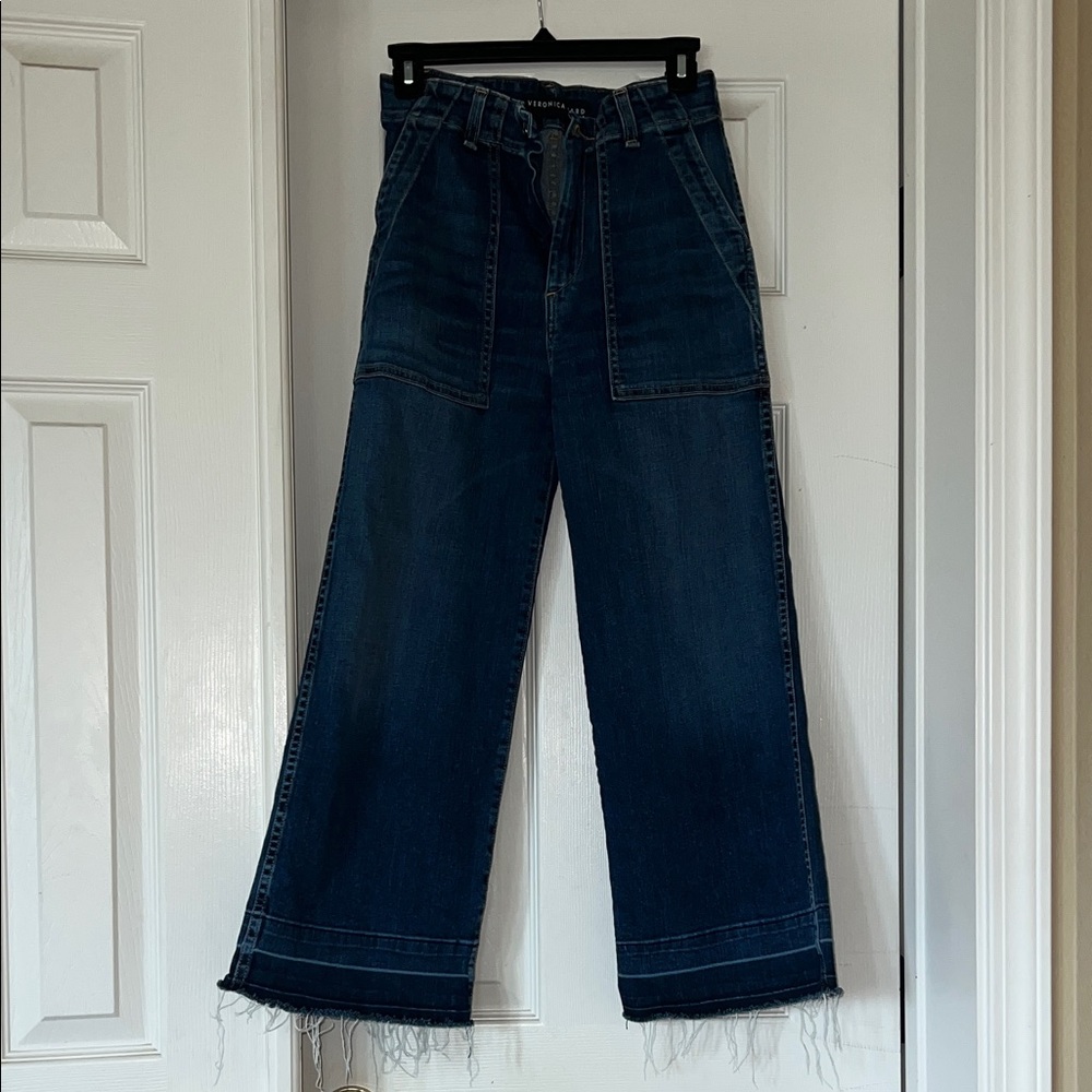 Veronica Beard Jeans 11” IOU Gaucho Jeans Size 25
